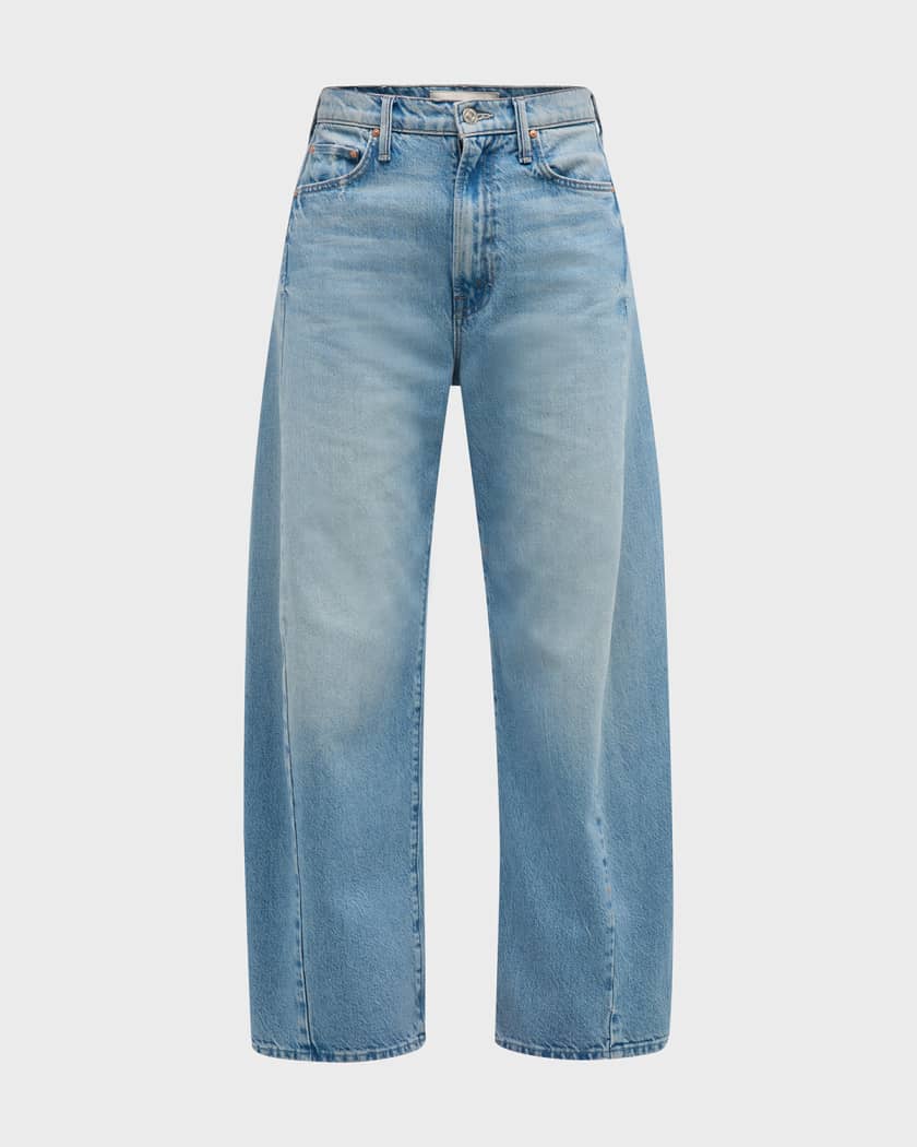 EXTRA WIDE LEG DRAWSTRING DENIM PANTS - BLUE - Jeans - COS