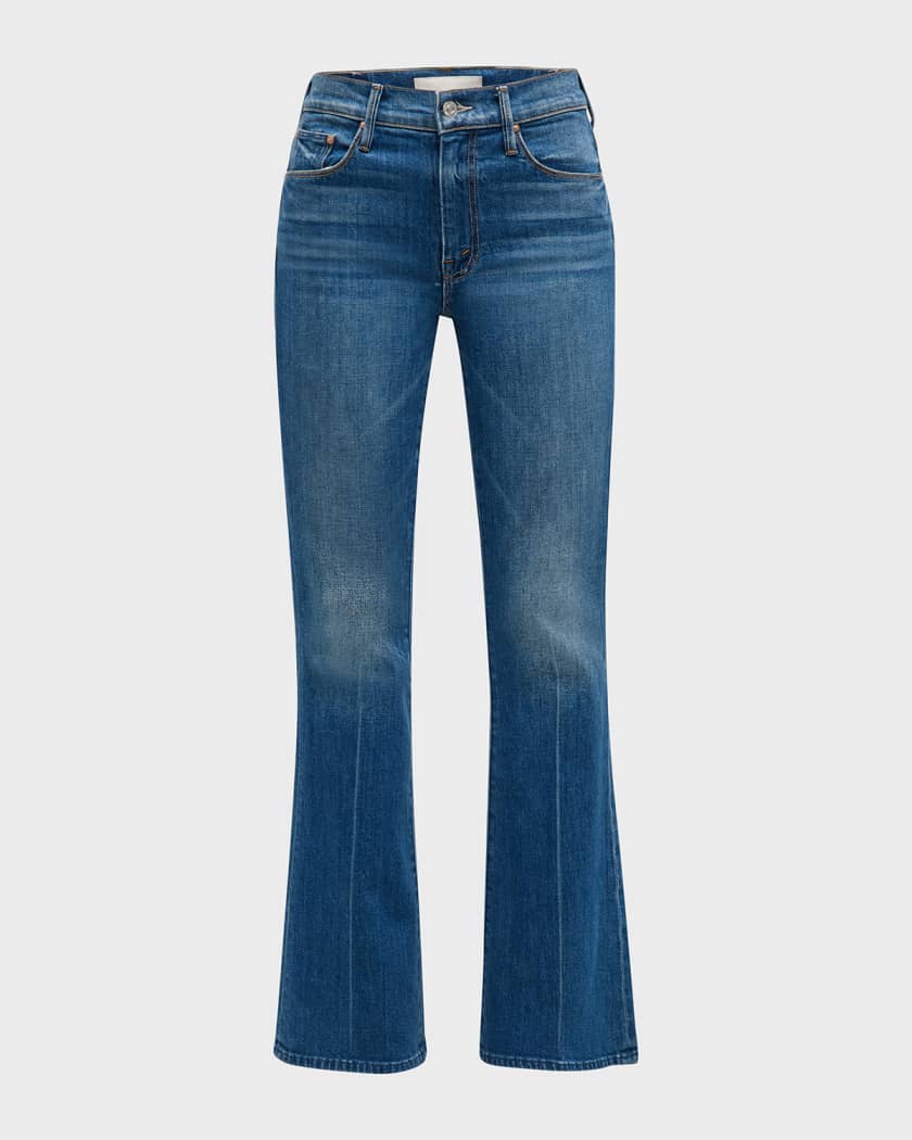 MOTHER The Weekender Mid-Rise Flare Jeans