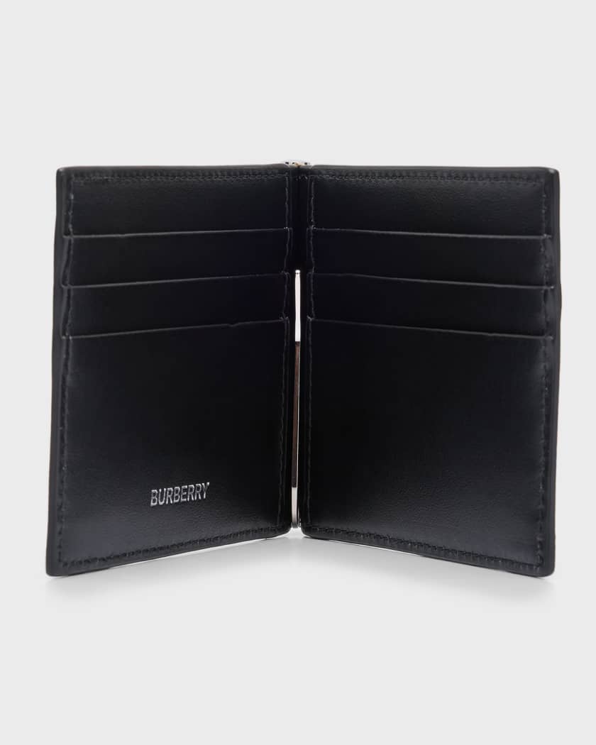 Burberry wallet deals money clip