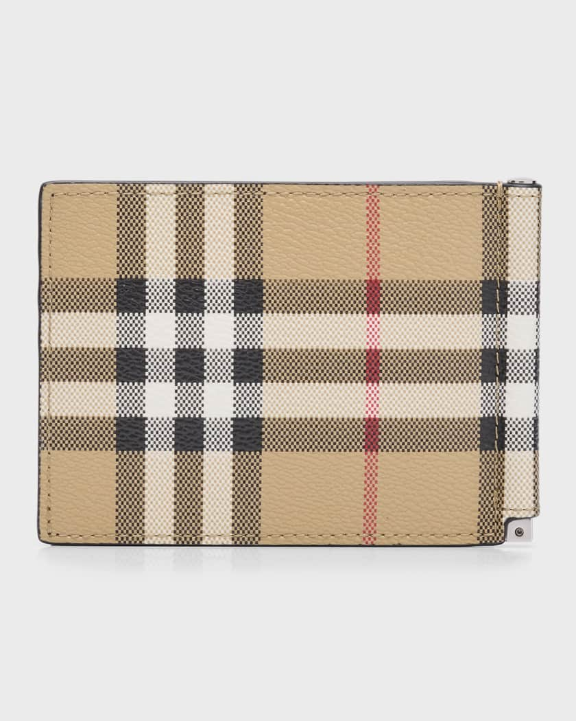 Burberry Men's Vintage Check Horizontal Wallet