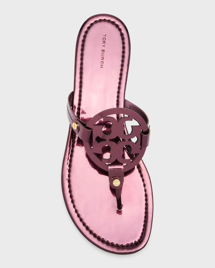 Tory Burch Rubber T-Strap Sandals - Pink Sandals, Shoes