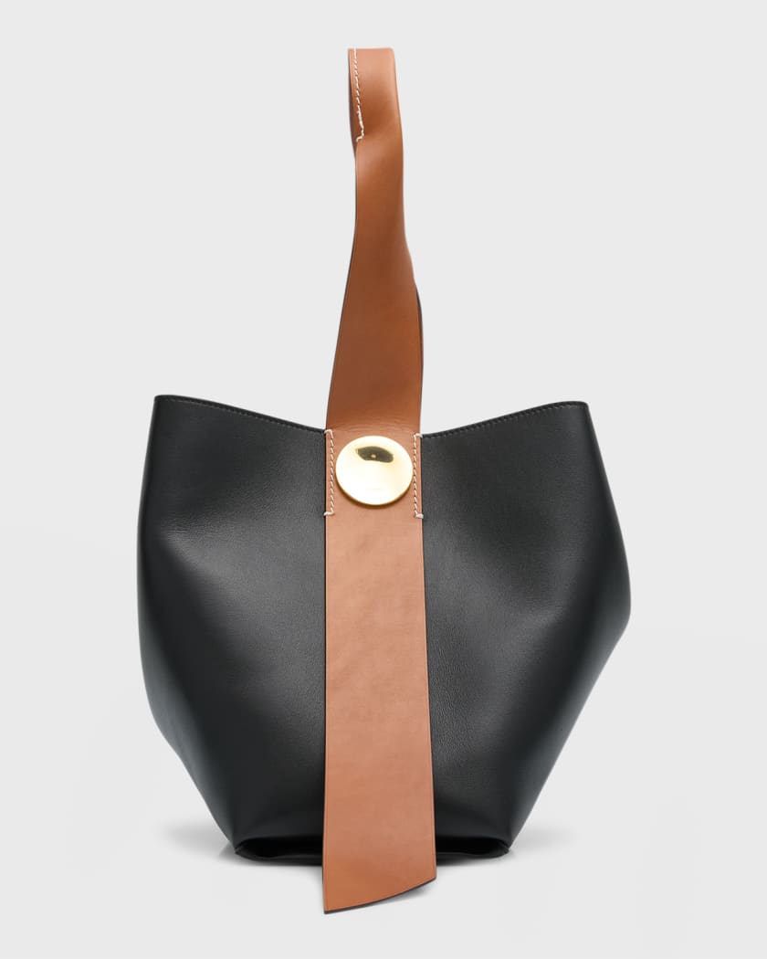 Jil Sander Small Twisted Leather Top Handle Bag Neiman Marcus