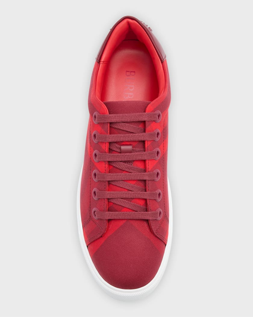 Red burberry shoes 2025