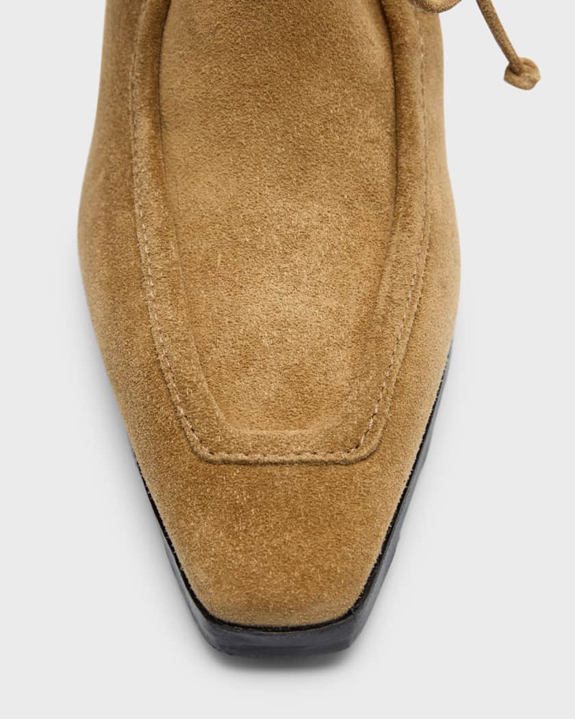 Burberry Suede Storm Boots - Brown