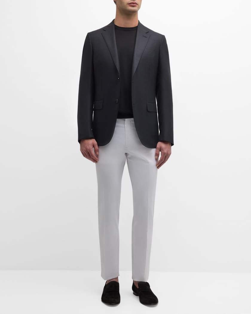 Men's Microstructure 15milmil15 Wool Blazer