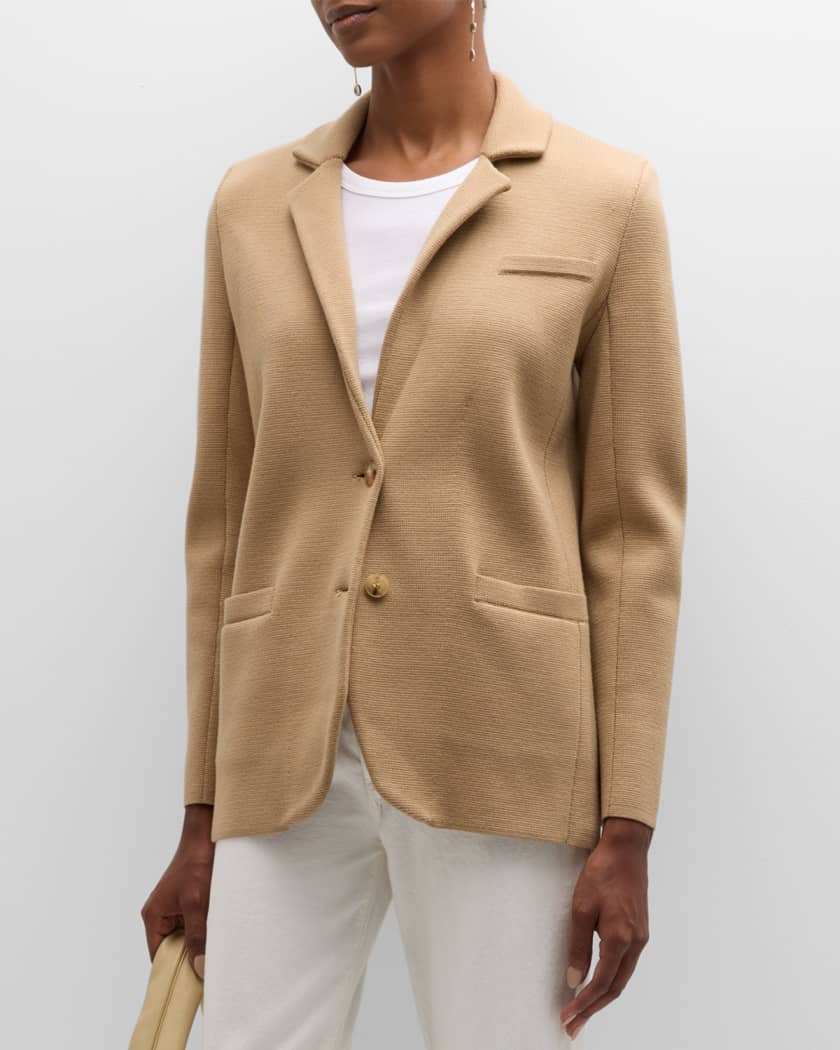 Knit boyfriend blazer hotsell