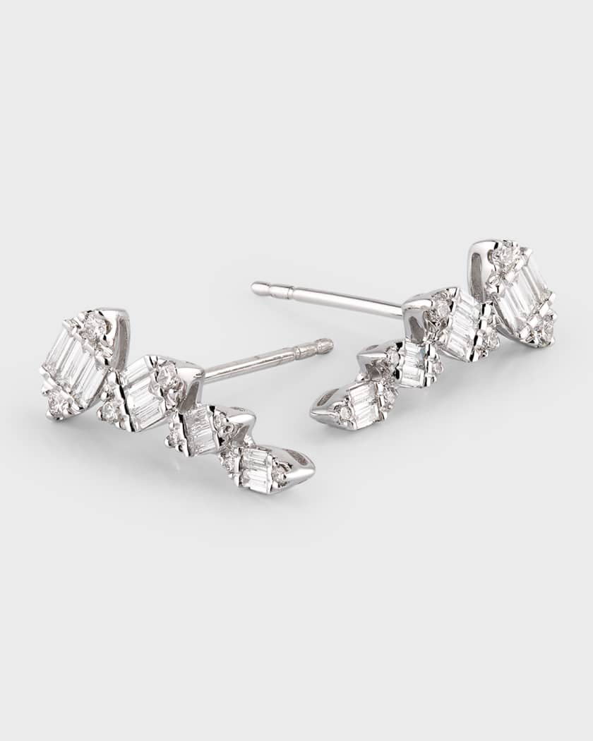White gold outlet ear climbers