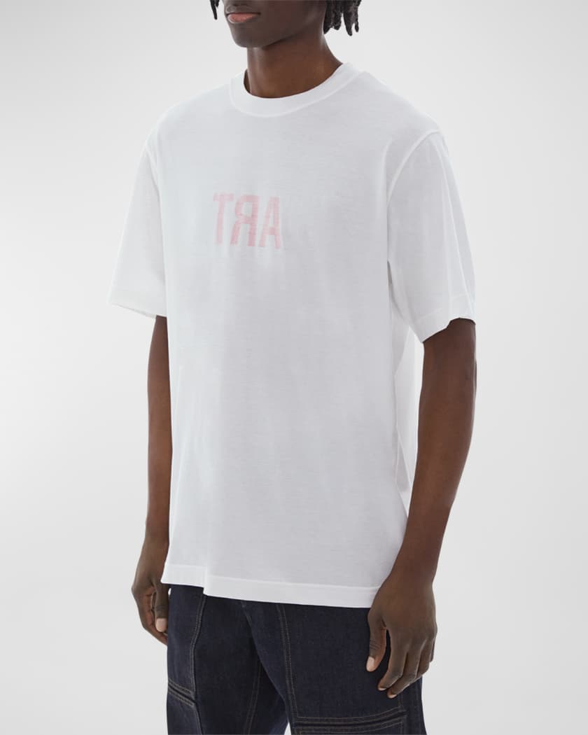 Helmut Lang Men s Reversed Art T Shirt Neiman Marcus