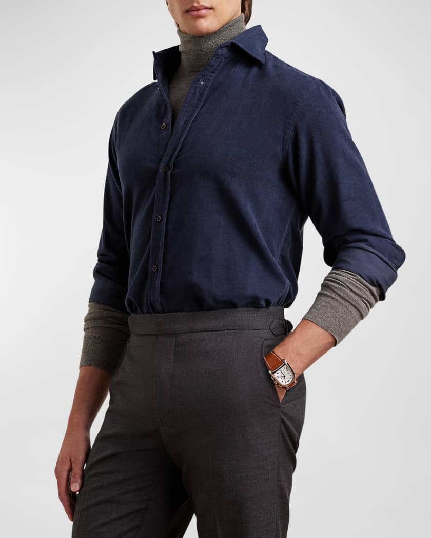 Ralph Lauren Purple Label Men s Aston Corduroy Casual Button Front