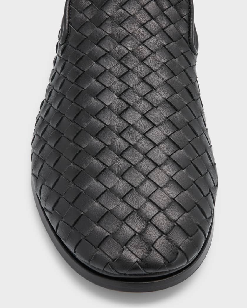 Bottega Veneta Intrecciato Woven Leather Slipper Loafers Neiman