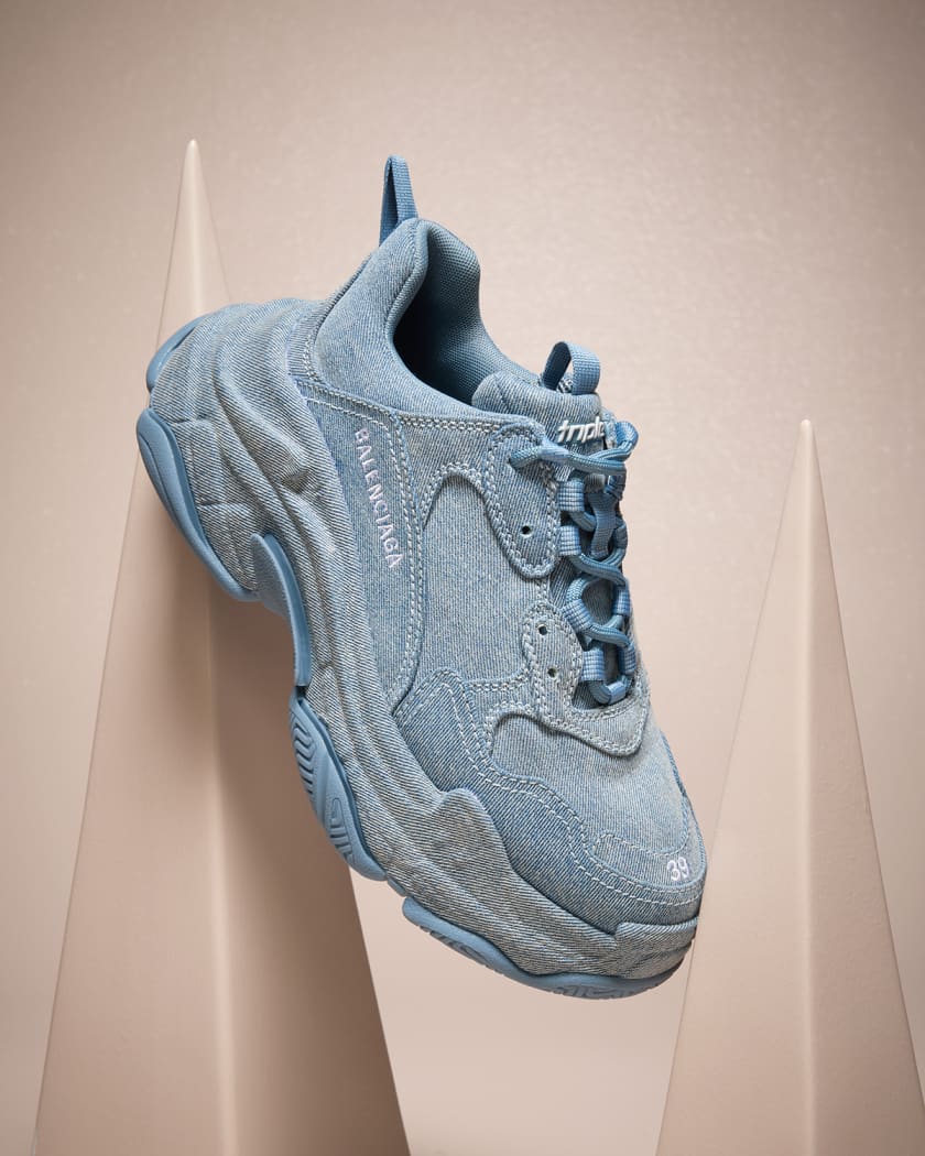 Balenciaga Triple S Sneakers in Gray