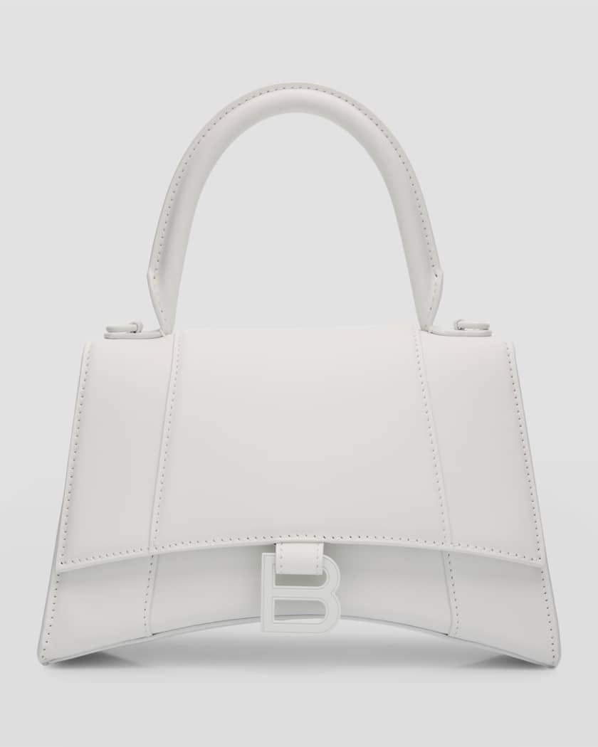 Balenciaga Hourglass Small Handbag White