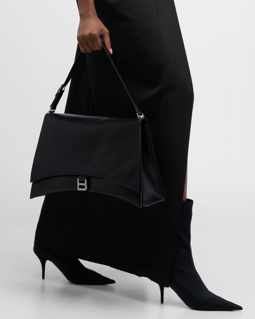 Balenciaga Black Oversized Sling Cross Body Bag