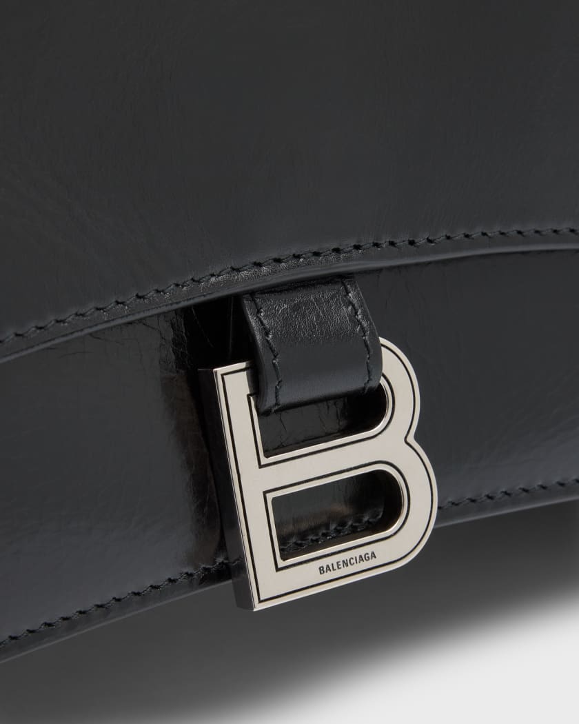 Balenciaga Black Oversized Sling Cross Body Bag