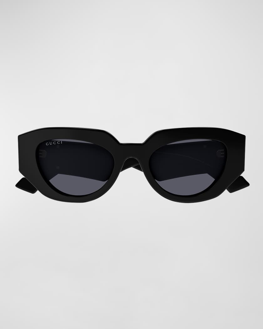 Geometric Acetate Butterfly Sunglasses