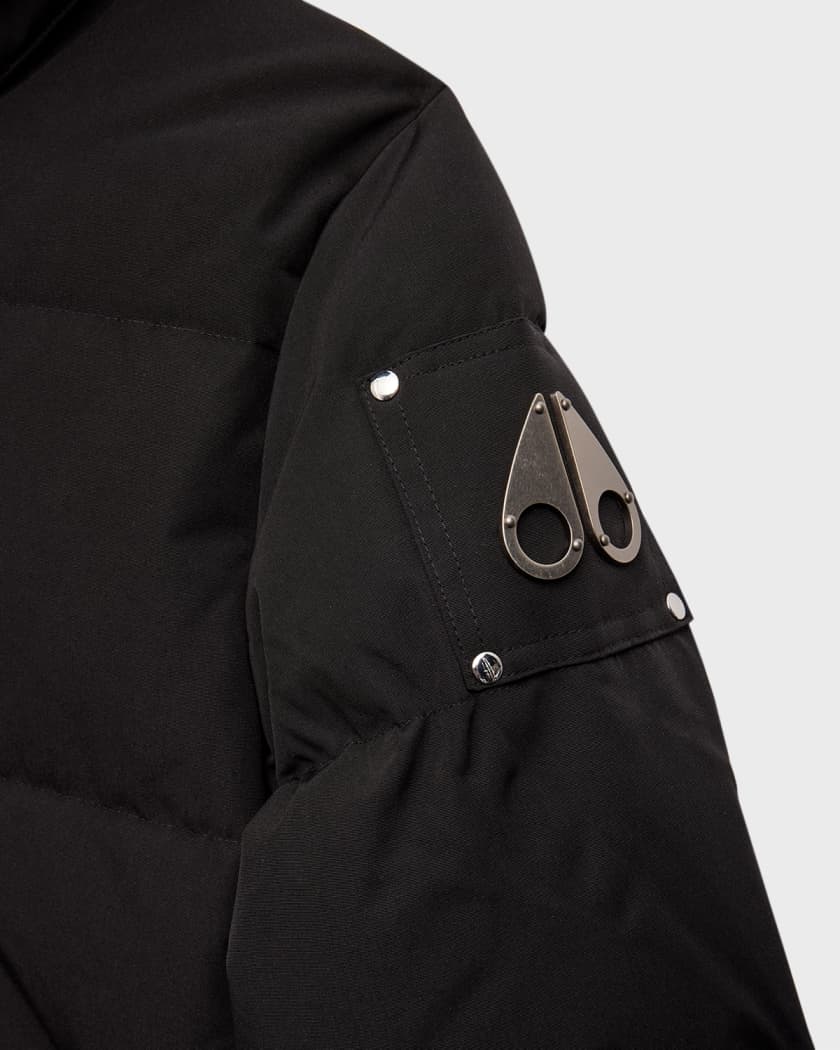 Kid's Puffer Shearling Coat, Size XS-XL