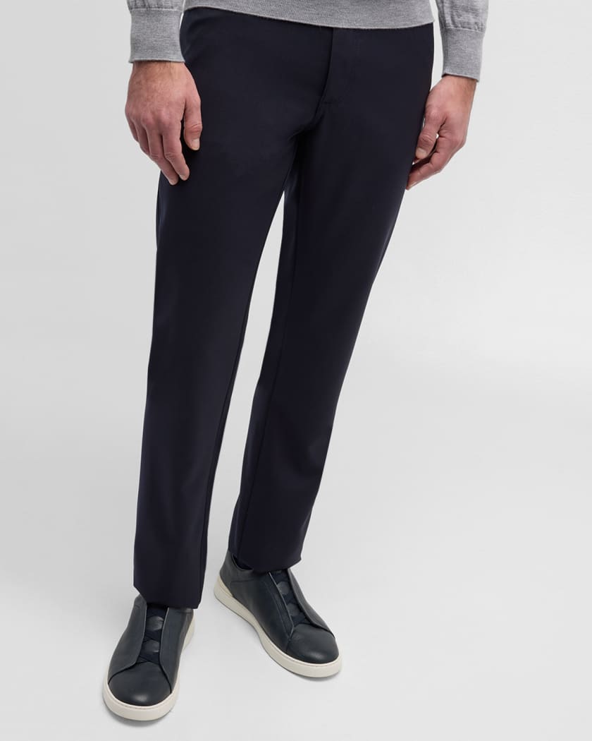 ZEGNA Men's Wool 5-Pocket Pants | Neiman Marcus