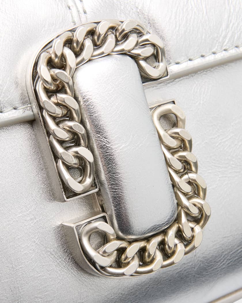 Marc Jacobs Silver 'The St. Marc Convertible' Clutch