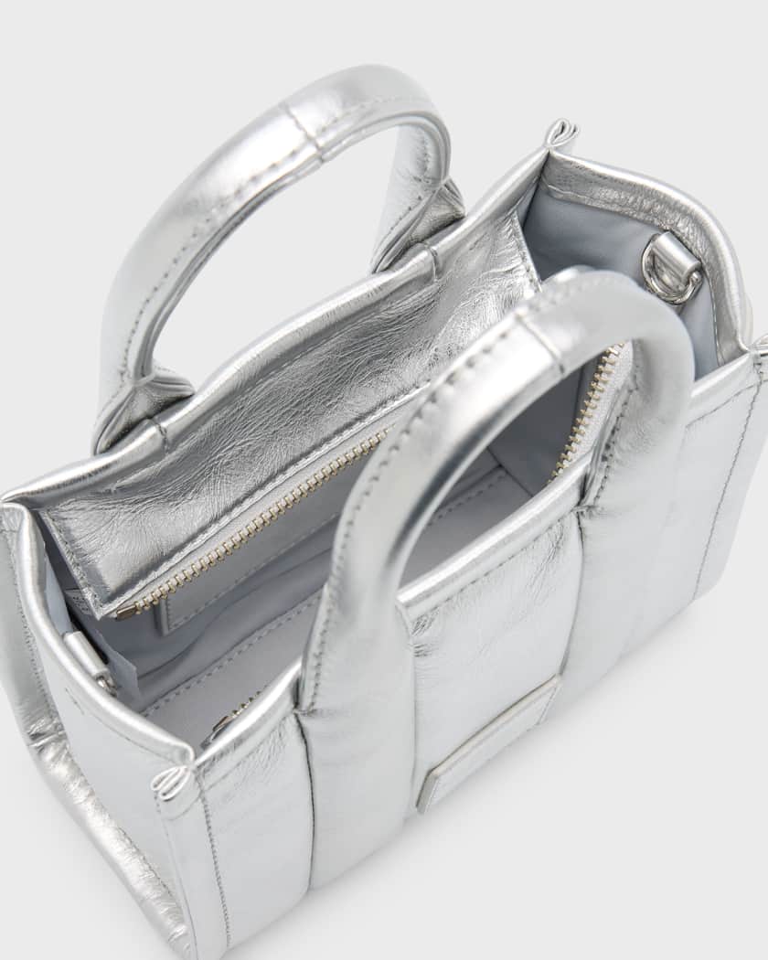 Marc Jacobs The Metallic Leather Mini Tote Bag