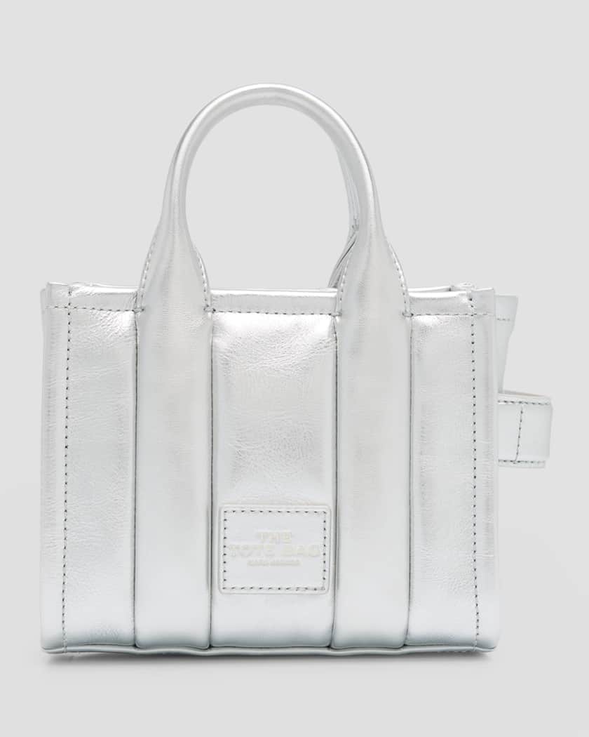 Marc Jacobs The Metallic Leather Mini Tote Bag Neiman Marcus
