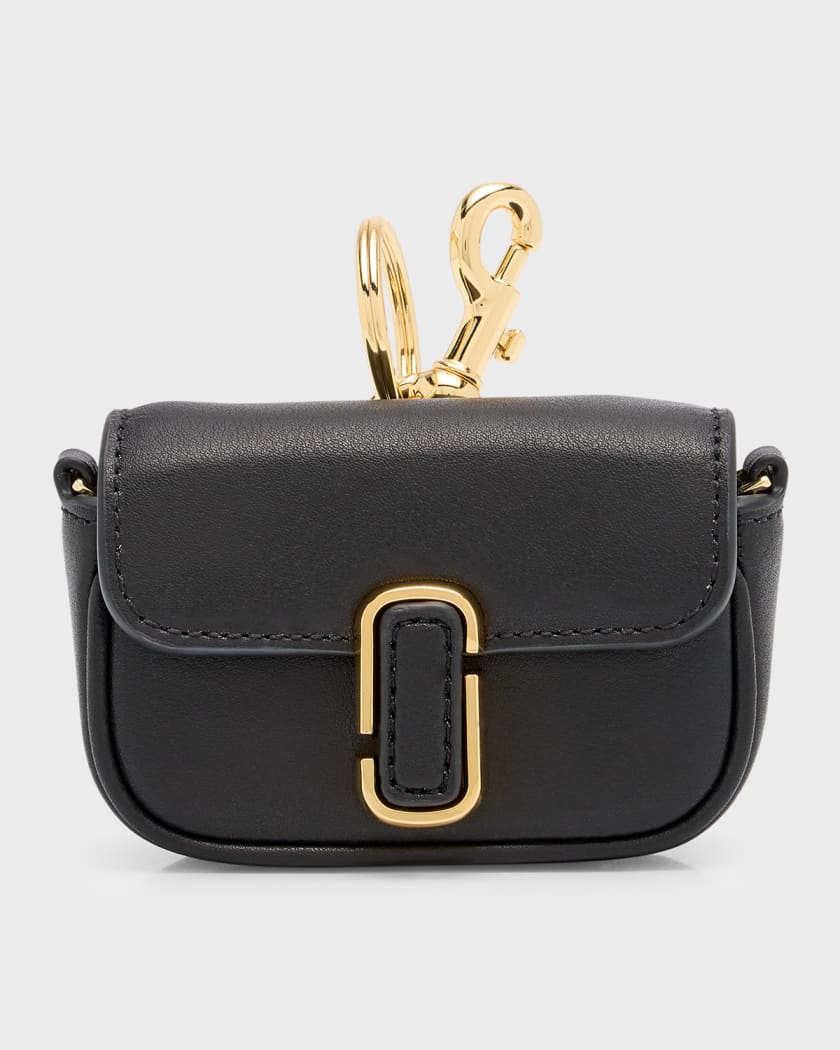 Marc Jacobs Snapshot Nano Leather Pouch in Black