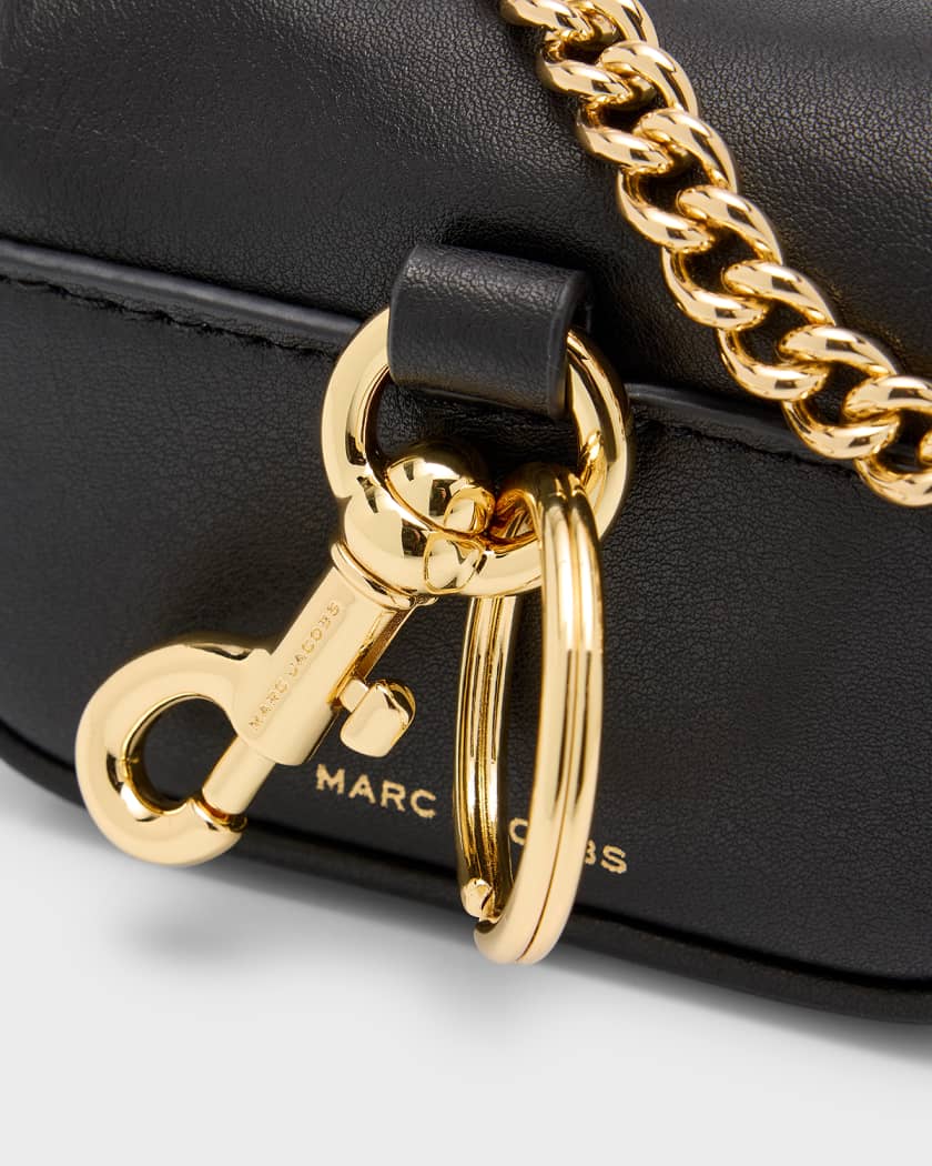 Marc Jacobs Charm Chain Crossbody Strap - Black/Gold