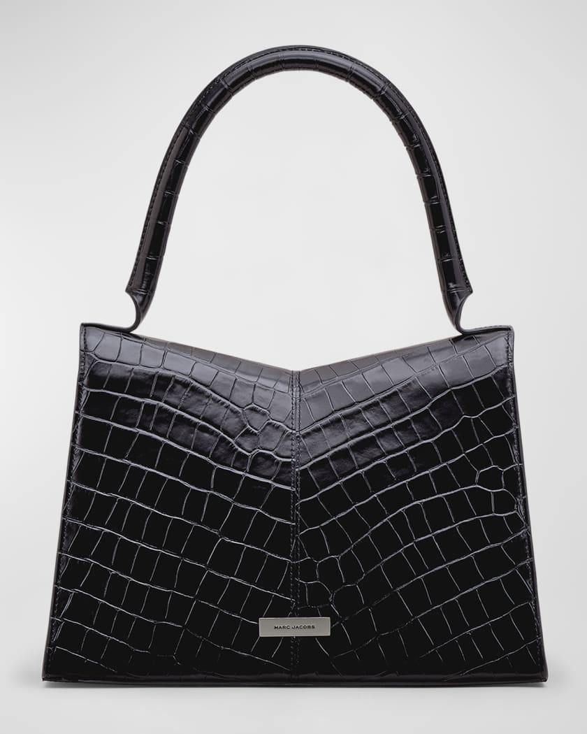 Marc Jacobs The Croc embossed St. Marc Large Top Handle Neiman