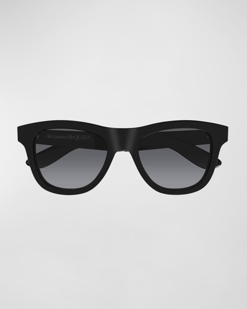 Men's AM0421SM Acetate Rectangle Sunglasses