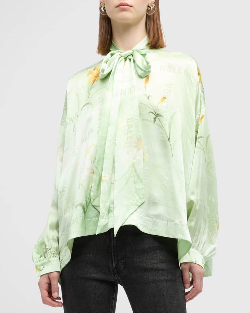 silk balenciaga shirt