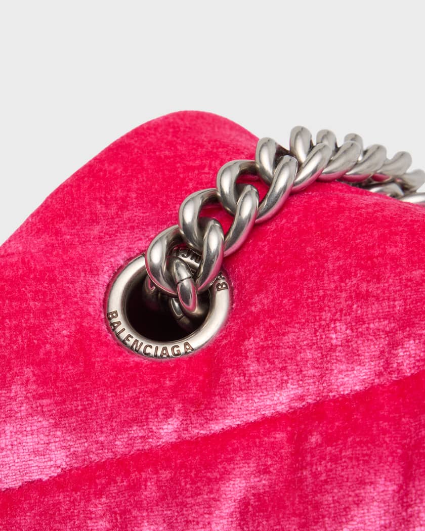 Velvet hot sale chain bag