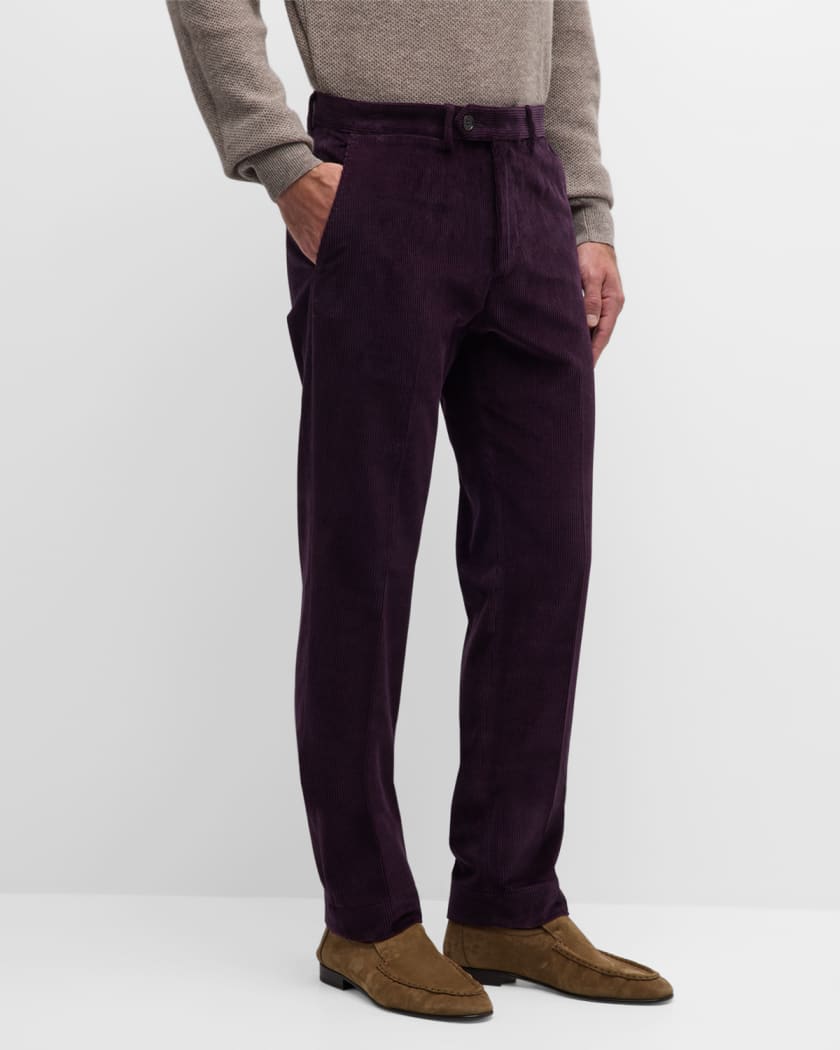 Slim Fit Corduroy Pants