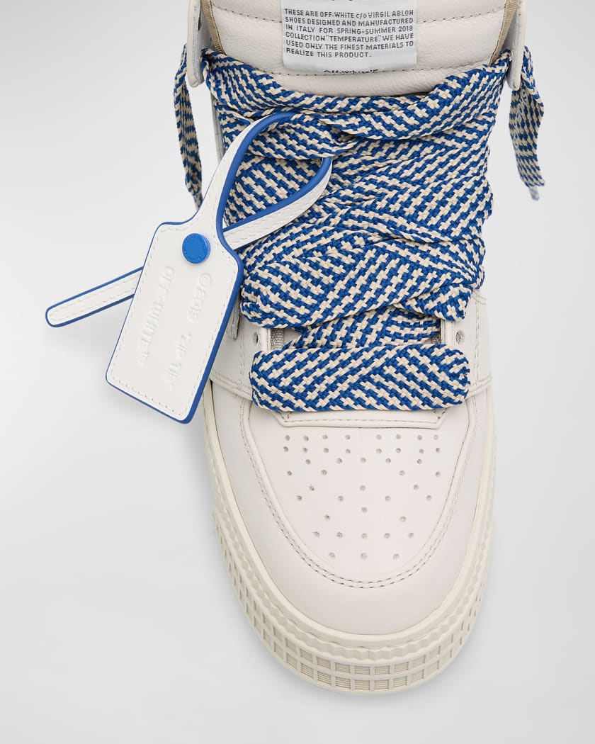 Off White 3.0 Off Court Leather High Top Sneakers Neiman Marcus
