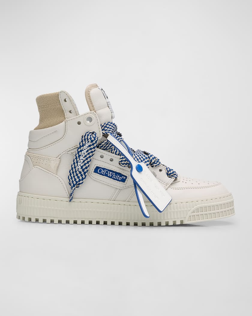 3.0 Court leather high-top sneakers in white - Off White