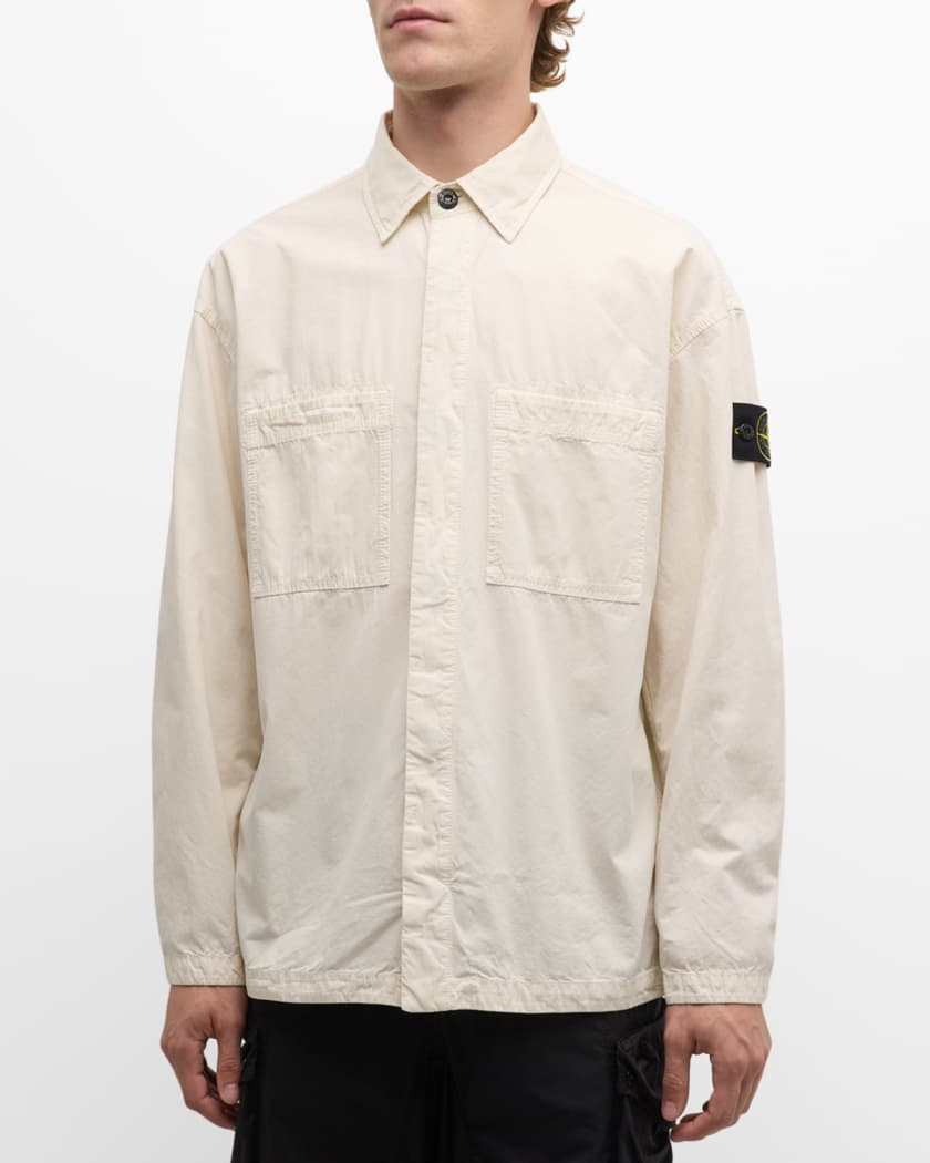 Men s Cotton Button Down Overshirt