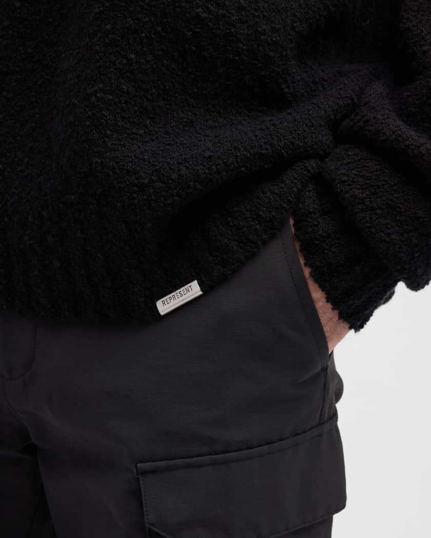 REPRESENT Men's Boucle Initial Polo Shirt | Neiman Marcus