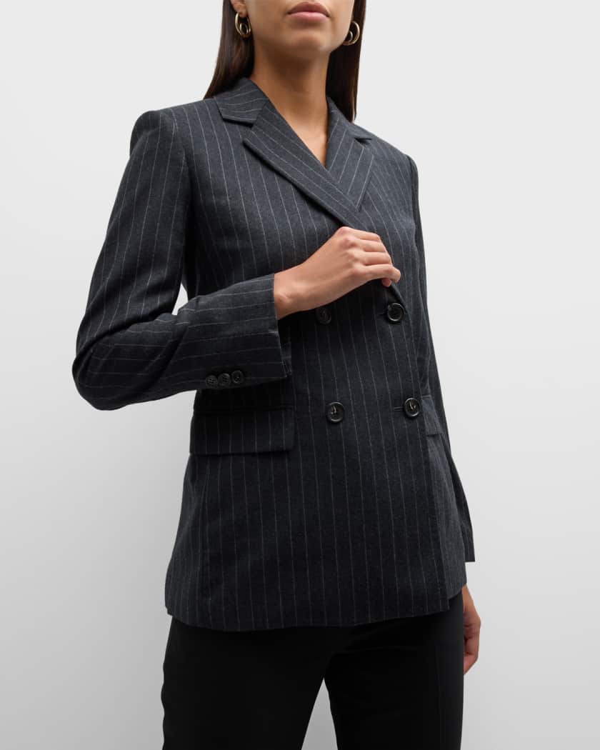 Theory pinstripe deals blazer dress