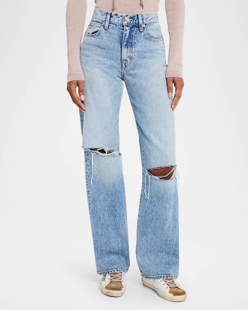SLVRLAKE Grace Wide-Leg Jeans | Neiman Marcus