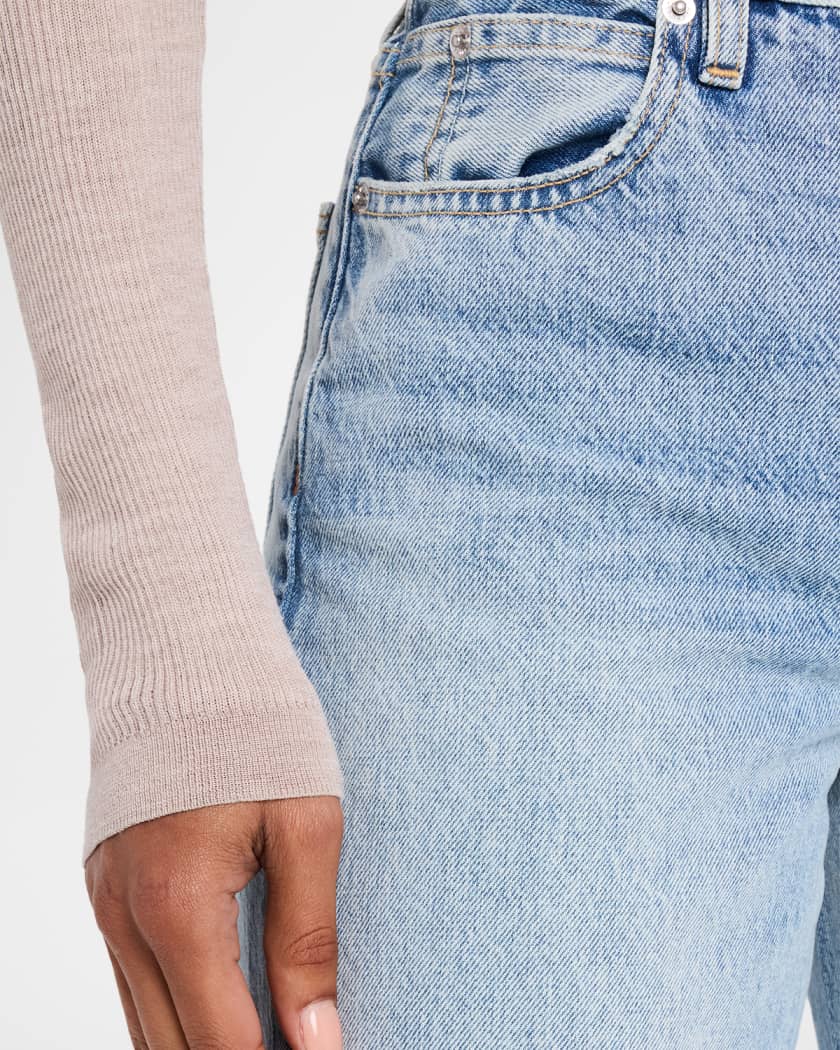 SLVRLAKE Grace Wide-Leg Jeans | Neiman Marcus