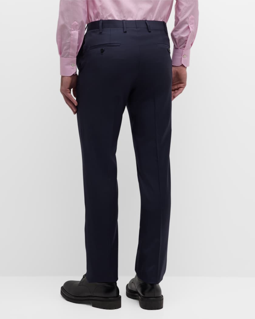 Men's Solid Twill Trousers