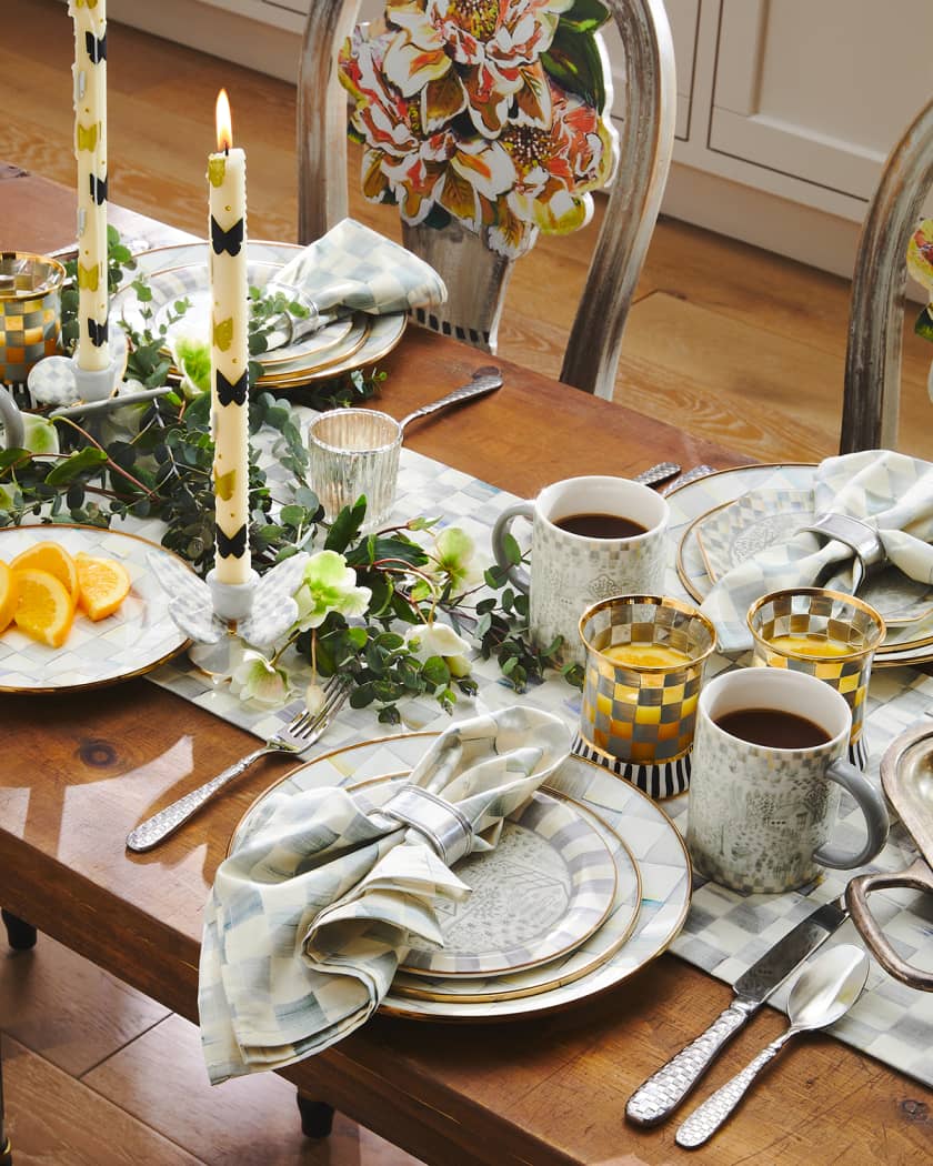 Sterling Cottage Dessert Plates, Set of 4