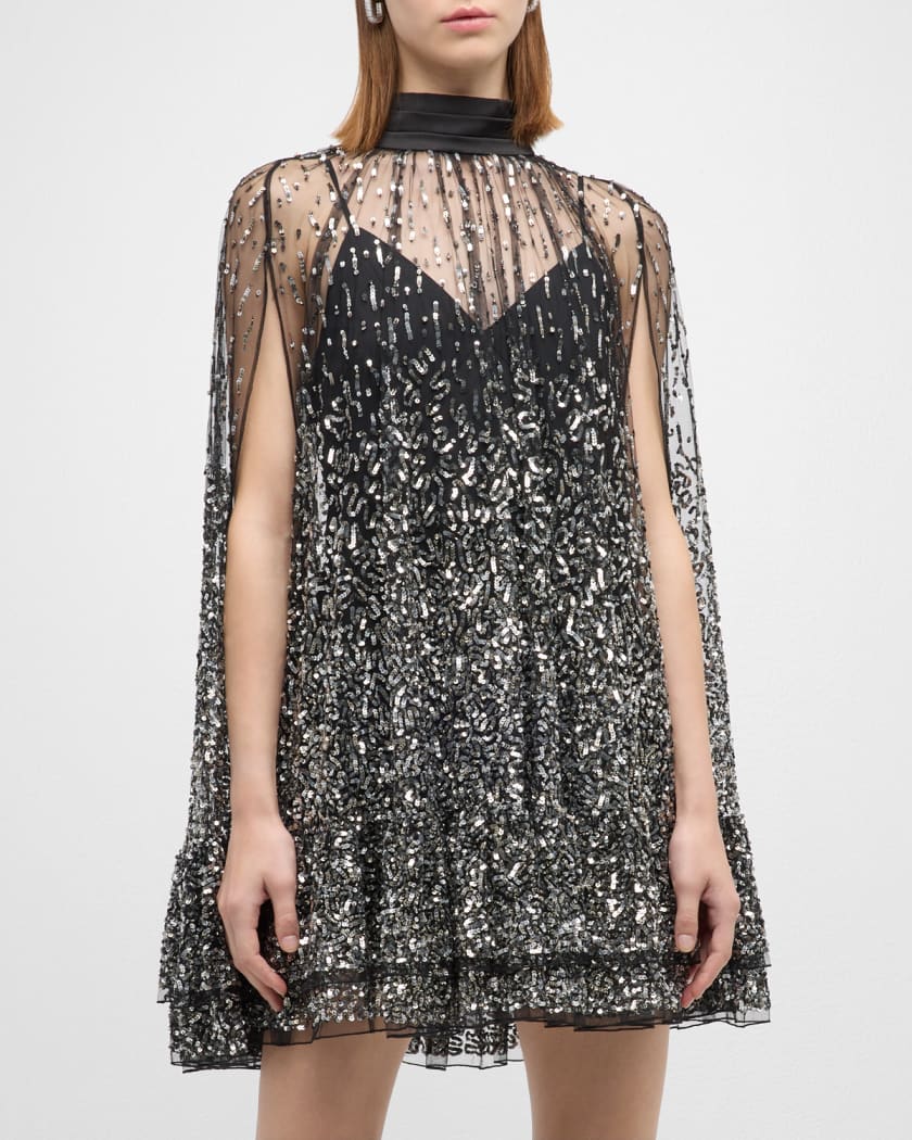 Alice and olivia sequin gown sale