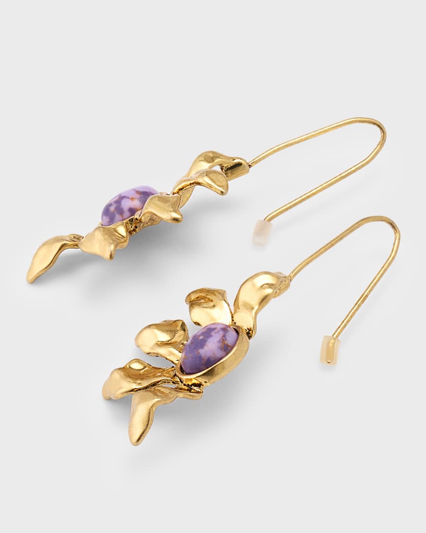 Livin' Lux Earrings Gold L V – Unhinged Lifestyle Boutique