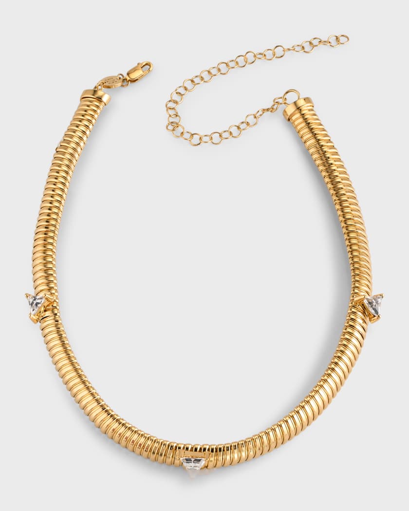 White sapphire choker on sale necklace
