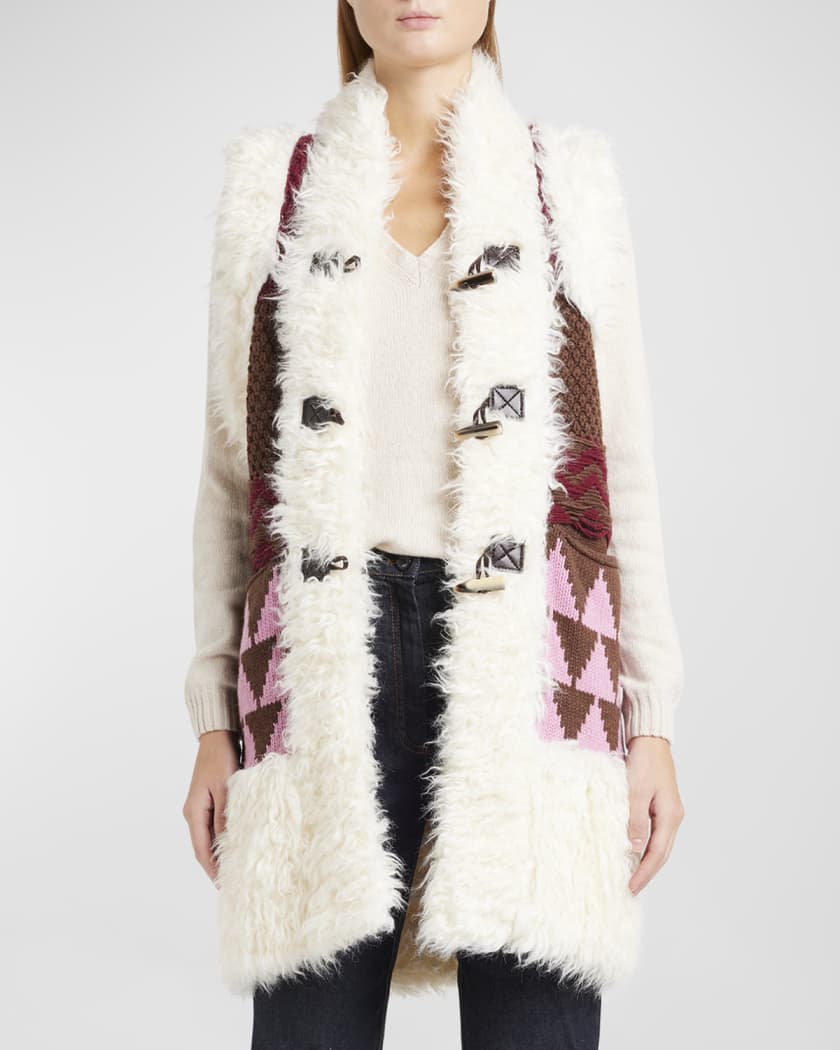 Neiman marcus fur vests deals