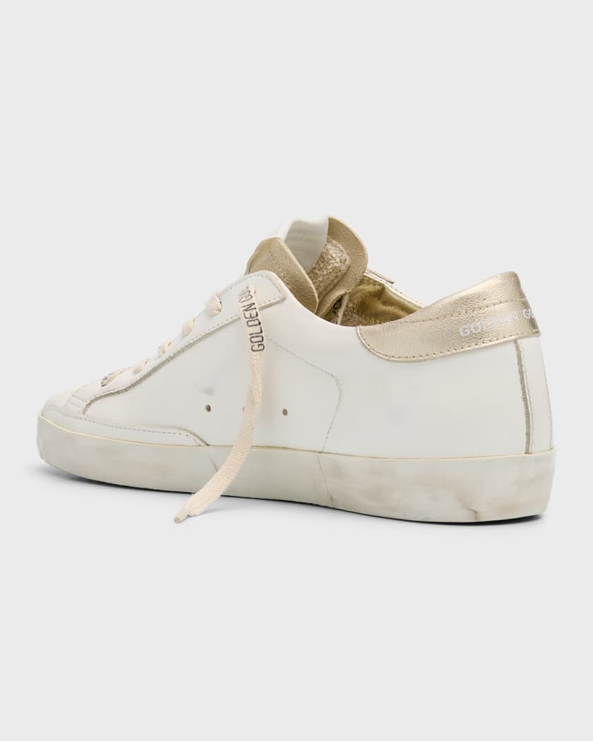 Superstar Mixed Leather Low-Top Sneakers