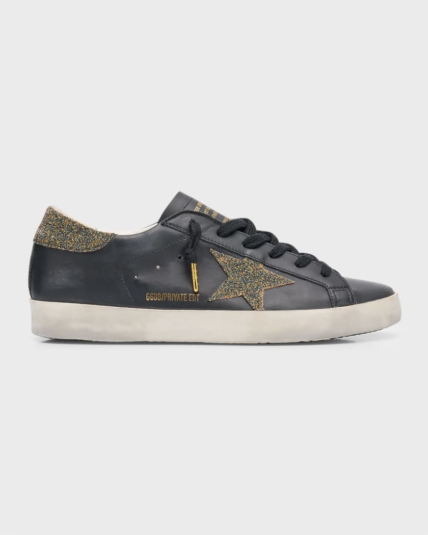 Superstar Swarovski Leather Low Top Sneakers