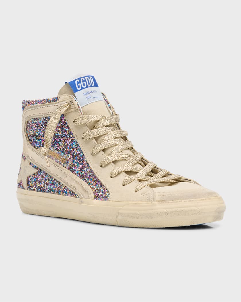 Golden goose glitter multicolor store