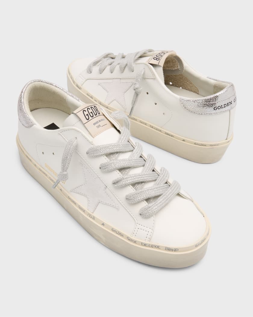 All white golden goose sneakers sale