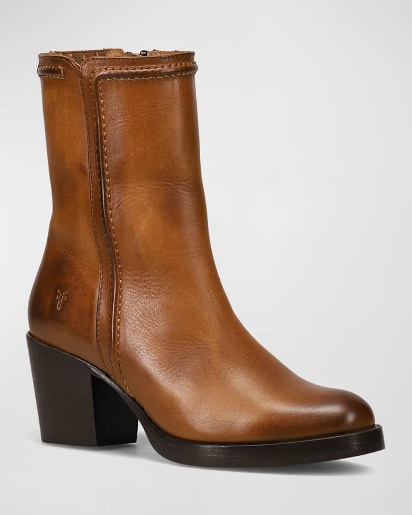 Jean Calfskin Ankle Boots