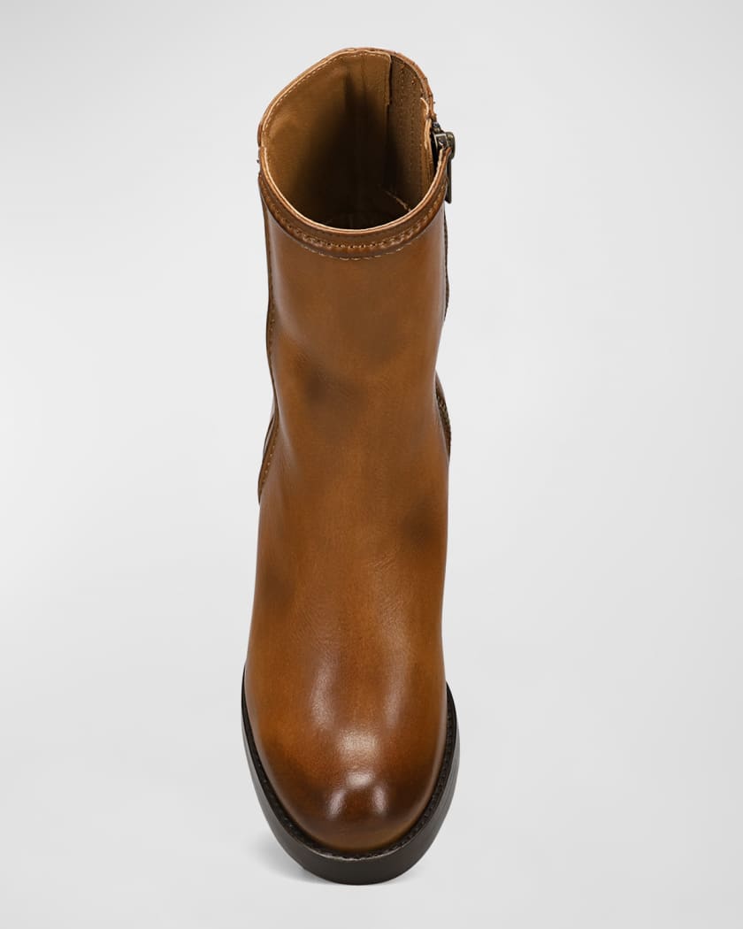 Jean Calfskin Ankle Boots